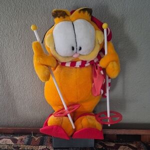 20" Animated Garfield Plush Skiing Plush Christmas